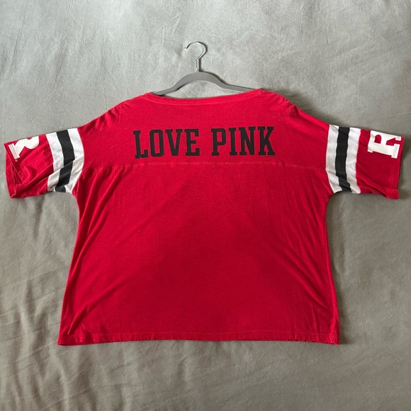 PINK Rutgers Crop Top - Picture 4 of 6